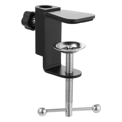 Vin Beauty Vin Beauty Black C-Clamp, 2 in 1 Table Mount Clamp for Microphone