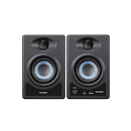 StudioMan StudioMan MS3 2-Way Near Field Active Studio Monitor Speaker for Hi-Fi Audio,...