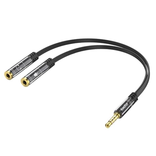 KINGTOP KINGTOP 3.5mm Headphone Mic Splitter Adapter