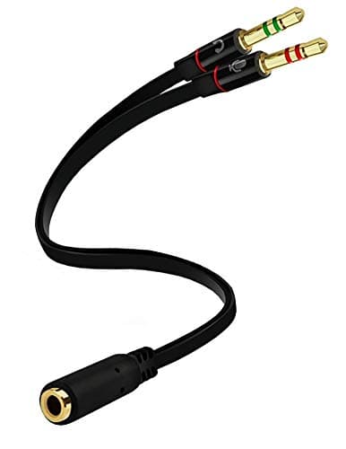 D & K Exclusives D & K Exclusives Headphone Splitter For Computer 3.5mm Female to 2 Dual 3.5mm...