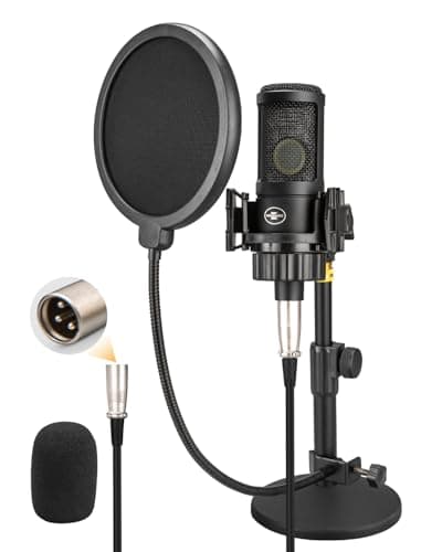 KENBAIDIO KENBAIDIO XLR Condenser Microphone with 26mm Large Diaphragm