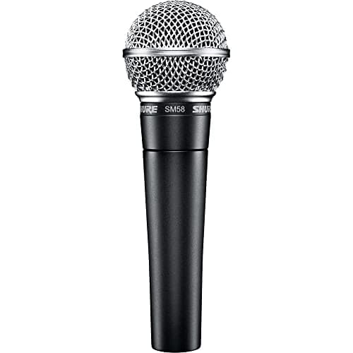 Shure Shure SM58-LC Dynamic Vocal Microphone – Professional Handheld Cardioid XLR M...