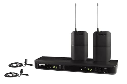 Shure Shure BLX188/CVL Dual Lavalier Audio System H10 Band (542–572 MHz) – BLX88 Du...