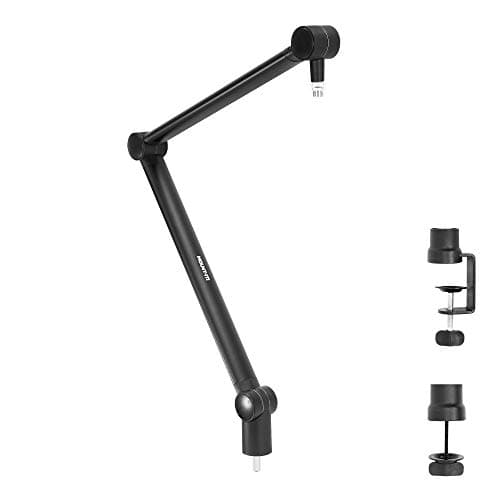 Mount-It MOUNT-IT! Adjustable Microphone Boom Arm [3/8’’ to 5/8’’ Screw Adapter] Suspe...