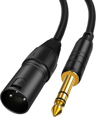 CableCreation CableCreation 1/4" to XLR 25ft,6.35mm TRS to X L R Microphone Cord,Balanced Q...