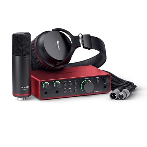 Focusrite Focusrite Scarlett 2i2 Studio 4th Gen USB Audio Interface Bundle for the Song...