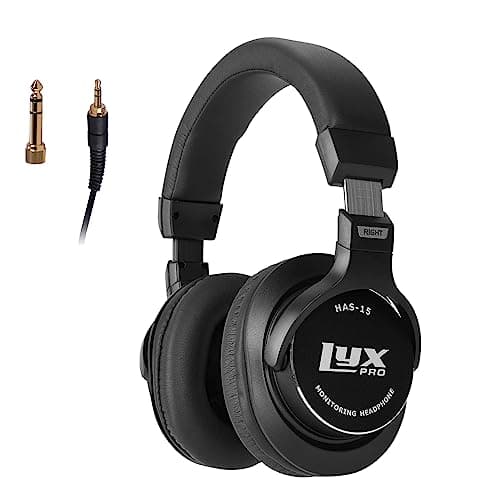LyxPro LyxPro HAS-15 Studio Headphones Closed-Back Over the Ear Headphone with Detac...