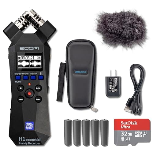 StreamEye StreamEye Zoom H1essential 32-Bit Float Handy Recorder Bundle