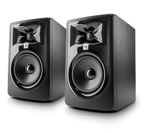 JBL JBL (2) JBL 305P MkII 5" 2-Way Active Powered Studio Reference Monitors Speakers