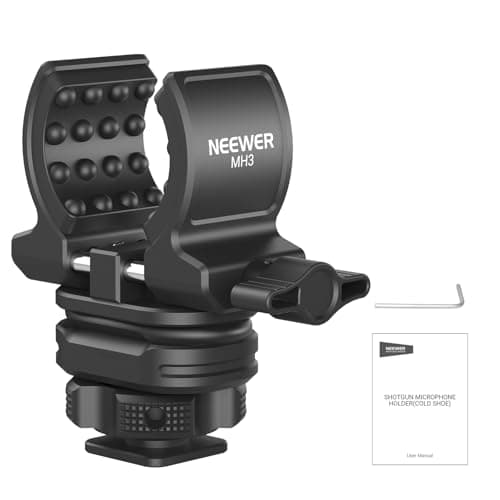 NEEWER NEEWER Microphone Holder with Cold Shoe Adapter
