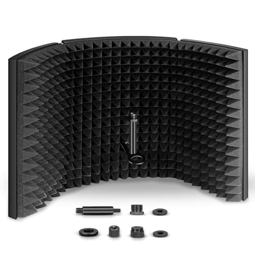 Aokeo Aokeo Professional Studio Recording Microphone Isolation Shield,Suitable for ...