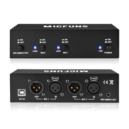 micfuns Micfuns MC2 2 Channel 48V Phantom Power Supply