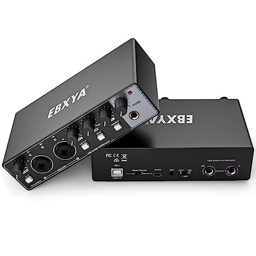 EBXYA EBXYA 2x2 Audio Interface for Recording Music