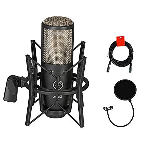 AKG AKG Project Studio P220 Large Diaphragm Condenser Microphone With Pop Filter ...