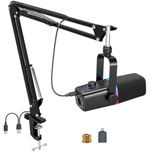 ZealSound ZealSound USB/XLR Dynamic Microphone with Boom Arm