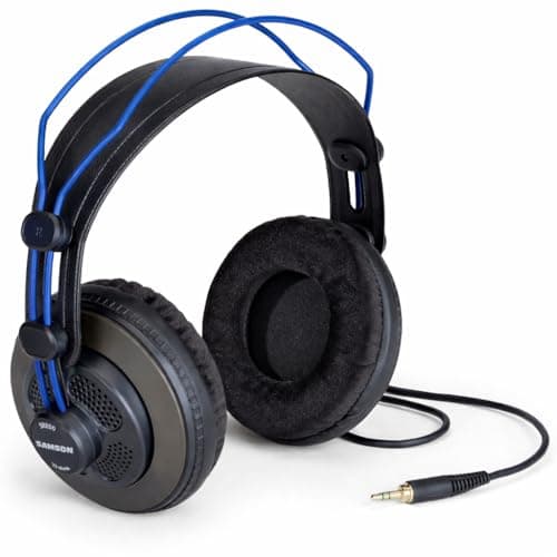 SAMSON SAMSON SR850B Professional Studio Reference Headphones (Blue)
