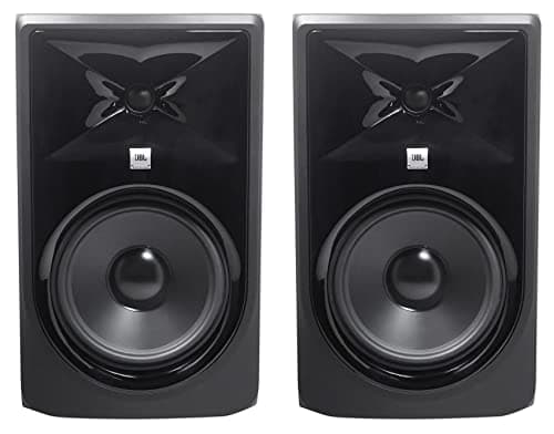 JBL JBL (2) JBL 308P MkII 8" 2-Way Active Powered Studio Reference Monitors Speakers