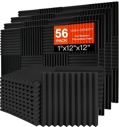 Saiqiang Saiqiang 56 Pack Acoustic Foam Panels