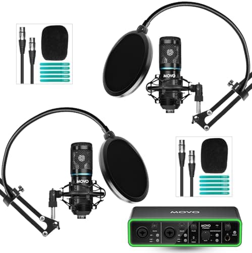 Movo Movo PodKit2A Podcast Equipment Bundle