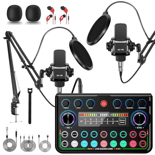 ALSO GO ALSO GO Upgraded Podcast Microphone Bundle