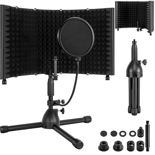 ITHWIU ITHWIU Desktop Microphone Isolation Shield