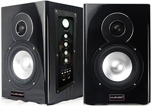 MUSYSIC MUSYSIC Professional 400 Watts Active/Powered Studio Monitor Speakers