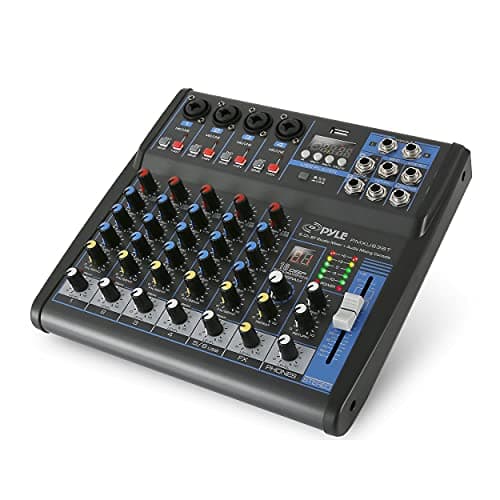 Pyle Pyle Professional 6 Channel Audio Mixer with Bluetooth