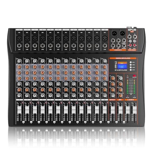 GPUB GPUB GP120 12 Channel Audio Mixer