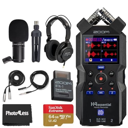 Zoom Zoom H4essential Handy Recorder Bundle