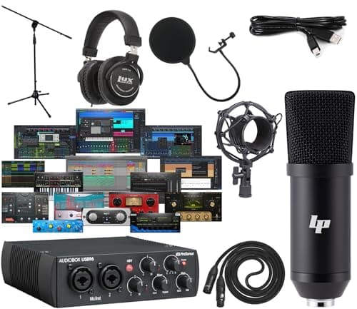 LyxPro LyxPro AudioBox 96 USB 2.0 Recording Studio Bundle