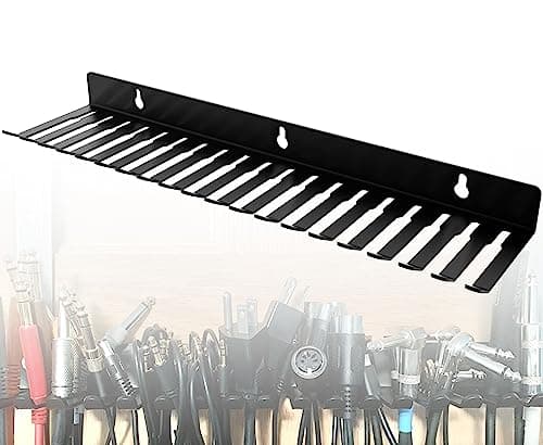 Chenteel Chenteel 19 Slots Wall mountable Cable Hanger and Organizer,Cable Holder,Cable Organiz...