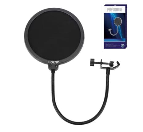 HORNO HORNO Professional Microphone Filter Screen-Mic Pop Blocker Mask Shield Scree...