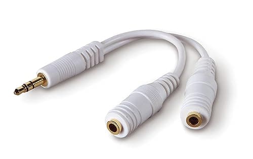 Belkin Belkin 3.5mm Audio Splitter β Dual Headphone and Speaker Jack Adapter for Sha...