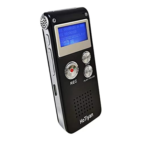 HoTiyan HoTiyan Digital Voice Recorders 8GB Audio Recorder Voice Activated Recorder for Lectu...