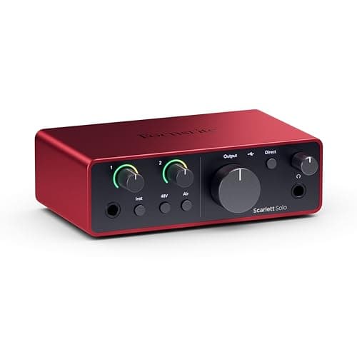Focusrite Focusrite Scarlett Solo 4th Gen USB Audio Interface