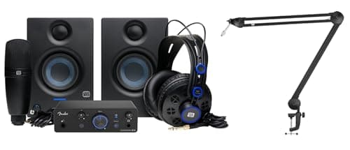 Audiosavings Audiosavings Fender Quantum Complete Bundle: USB-C 2x2 Audio Interface