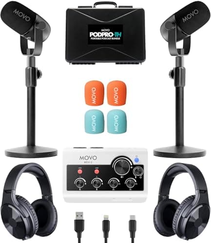 Movo Movo Portable Podcast Equipment Bundle