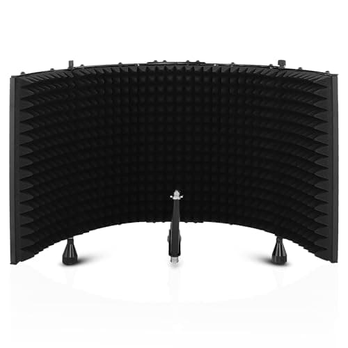 Pyle Pyle Microphone Isolation Shield with Soundproof Foam
