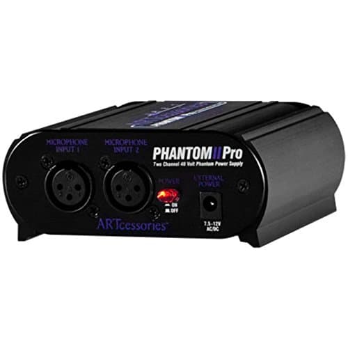 ART ART Phantom II Pro 2-Channel 48V Phantom Power Supply