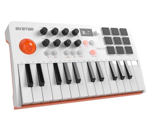 HXW HXW 25 Key USB MIDI Keyboard Controller With Bluetooth