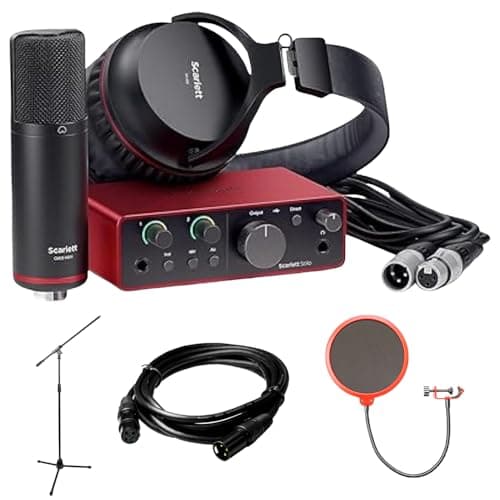 Focusrite Focusrite AMS-SCARLETT-SOLO-ST Scarlett Solo Studio 4th Gen Audio Interface B...