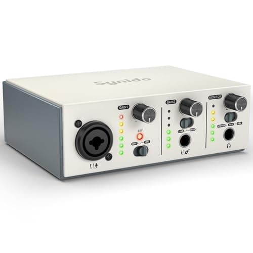 Synido Synido USB C Audio Interface for Recording Music