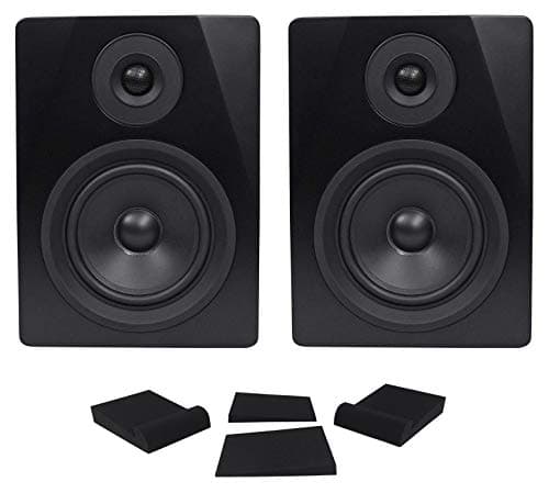 Rockville Rockville 5.25” Active Studio Monitor Speakers with Isolation Pads & Cable