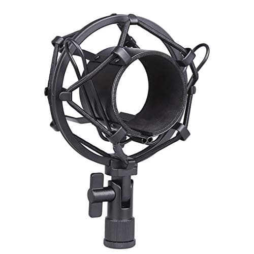 Koolertron Koolertron Microphone Shock Mount,Mic Clip Holder,Universal 50MM Anti-Vibrati...