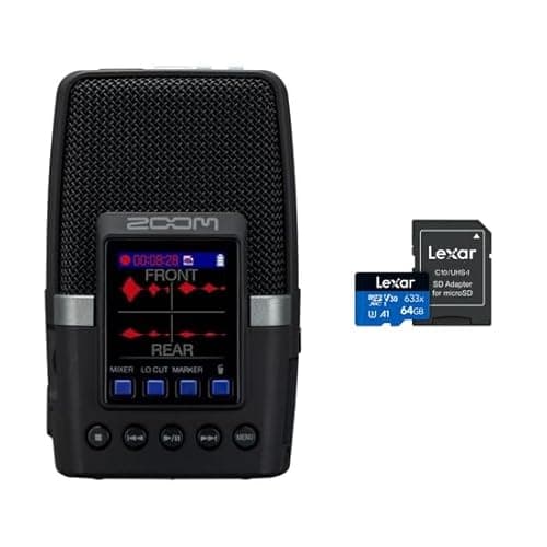 Zoom Zoom H2essential Portable Audio Recorder Bundle