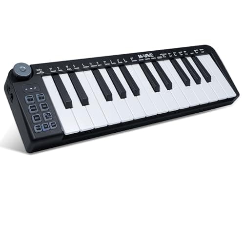 M-VAVE M-VAVE 25 Keys Mini Keyboard β Professional Beat Maker and Keytar for Keyboar...