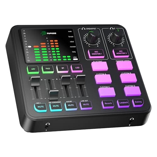 P PUPGSIS P PUPGSIS PUPGSIS Gaming Audio Mixer