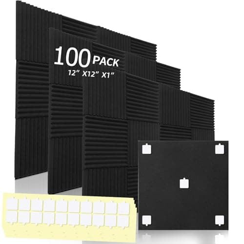 shipxinfuren shipxinfuren 100 Pack Acoustic Foam Panels