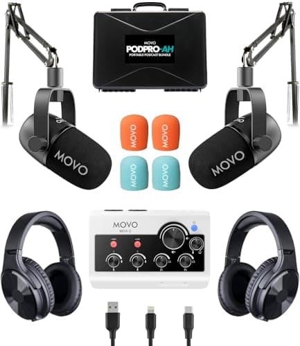 Movo Movo Portable Podcast Equipment Bundle