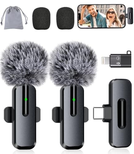 ZOPPLM ZOPPLM Wireless Mini Microphone for iPhone, Android